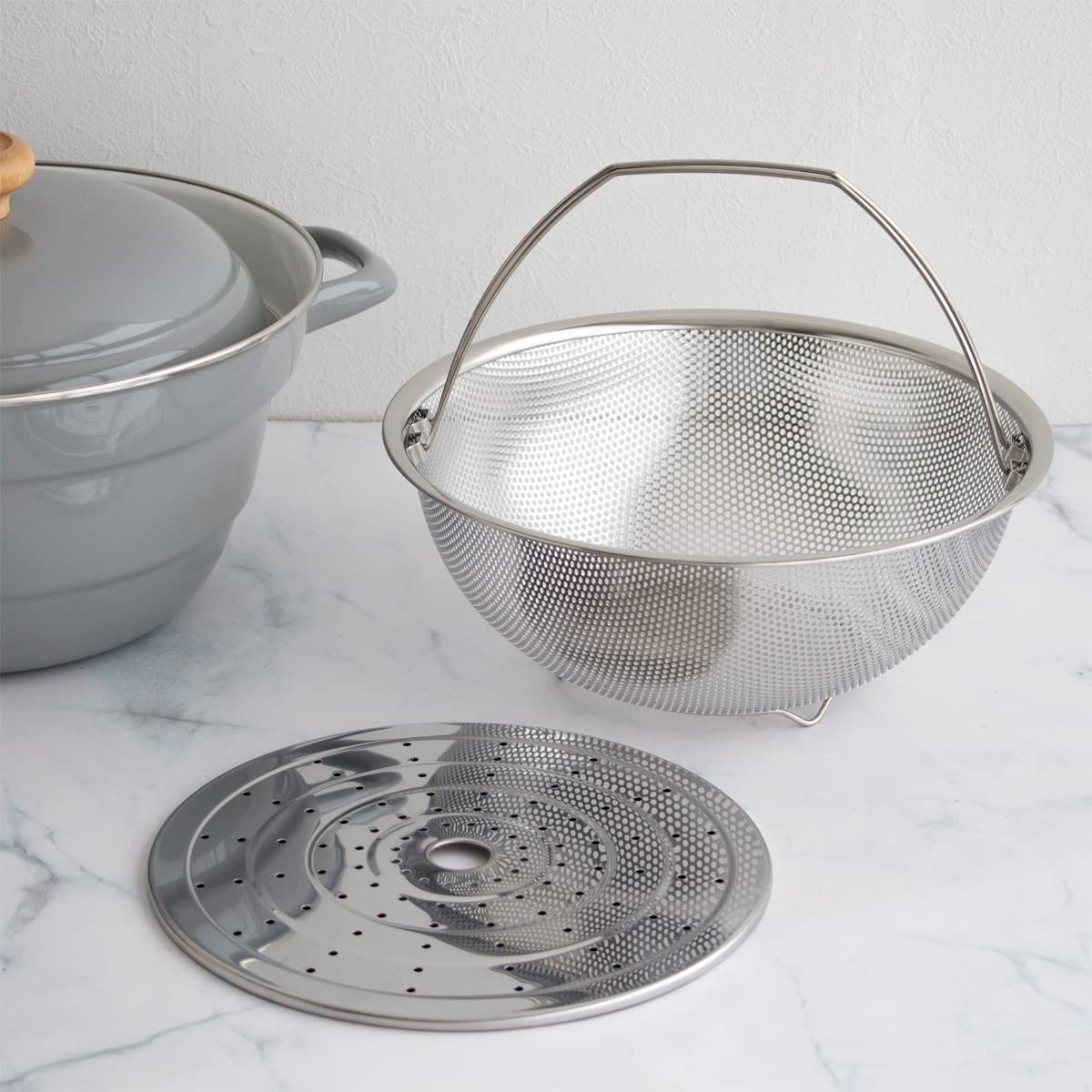 LAVA オーバルキャセロール マジョリカグレー 27cm LV0122